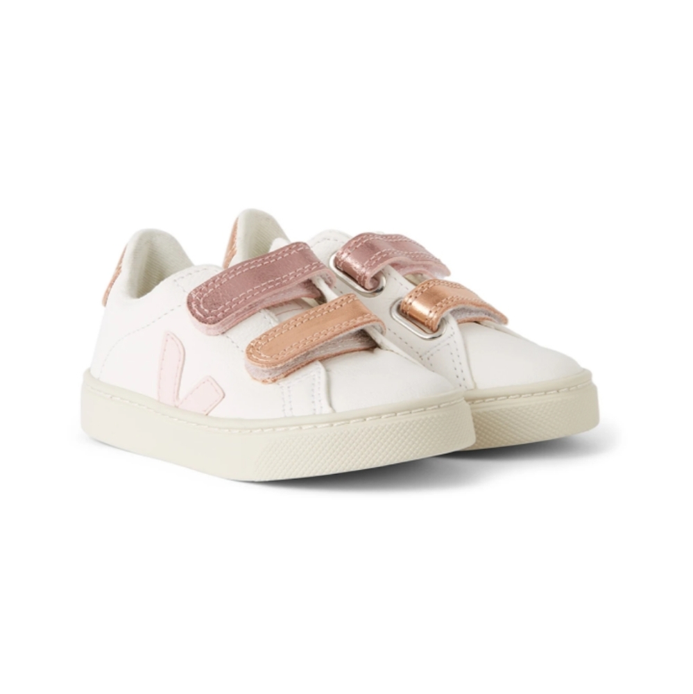 Veja Esplar sneakers Velcro closures girls rose gold Pink 13.5